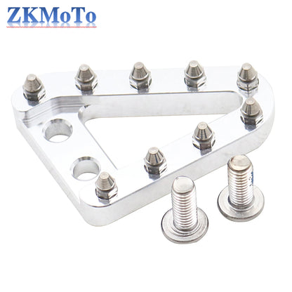 CNC Aluminum Rear Brake Pedal Step Plate Tip - Compatible with KTM SX/SXF/EXC/EXCF/XC/XCF/XCW/XCFW and Husqvarna TC/TE (2008-2016)