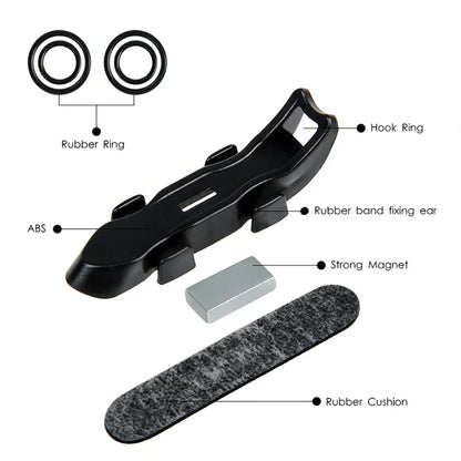Magnetic Fishing Rod Hook Keeper Set - 1-5 Pieces Lure Bait Holder Safety Accessories for Fishing Pole Tools