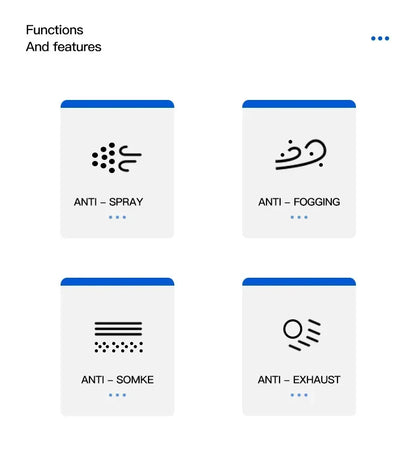 Full Face Shield Cycling Sunglasses - Protective Spherical Lens Goggles for Men & Women