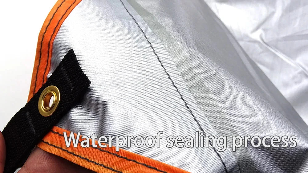 Waterproof Camping Tarp - 3500mm PU Coated 190T Polyester Sun Shelter with UV Protection - Multiple Sizes Available