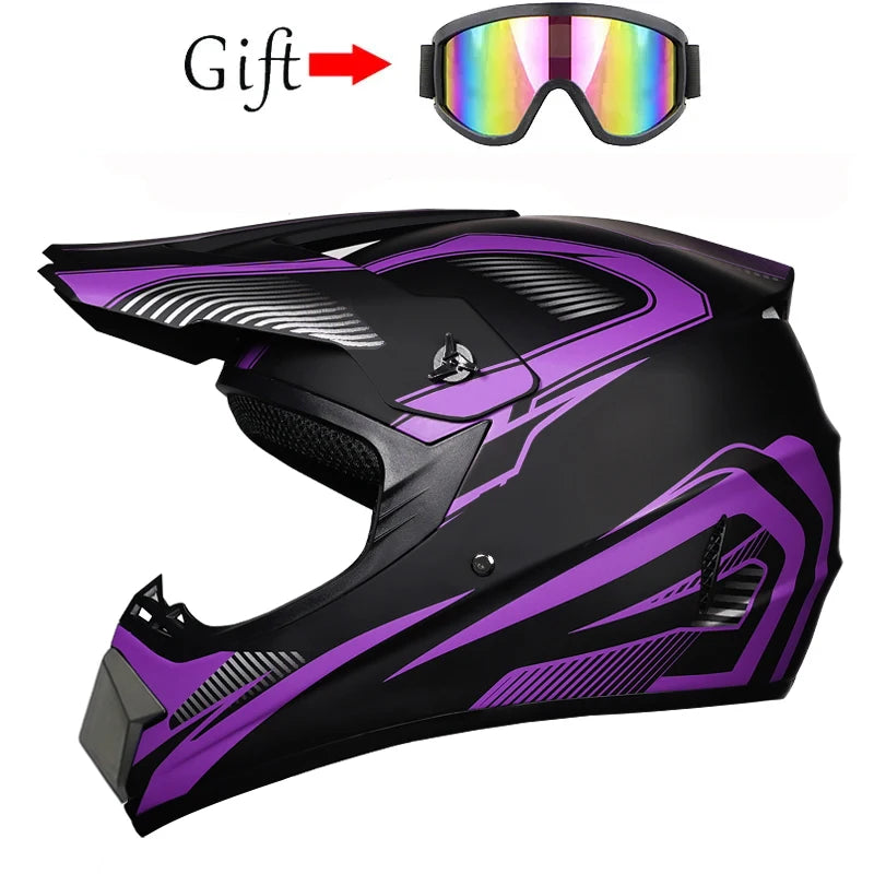 Children's Off-Road Motorcycle Helmet - Downhill AM DH Cross Bike Motocross Helmet