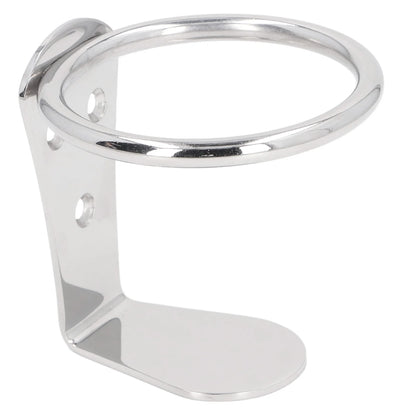 316 Stainless Steel Boat Ring Drink Holder - Rustproof Wall Mount Cup Holder for RV, Yacht & Marine Applications