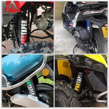 Universal Motorcycle Rear Shock Absorber Suspension Protector Cover - 27cm/35cm - For Dirt Pit Bikes, ATVs, Quads & Scooters