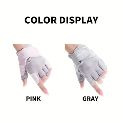 Lightweight Workout Gloves with Excellent Grip - Unisex - Weightlifting, Cycling, Exercise, Training, Fitness & Rowing