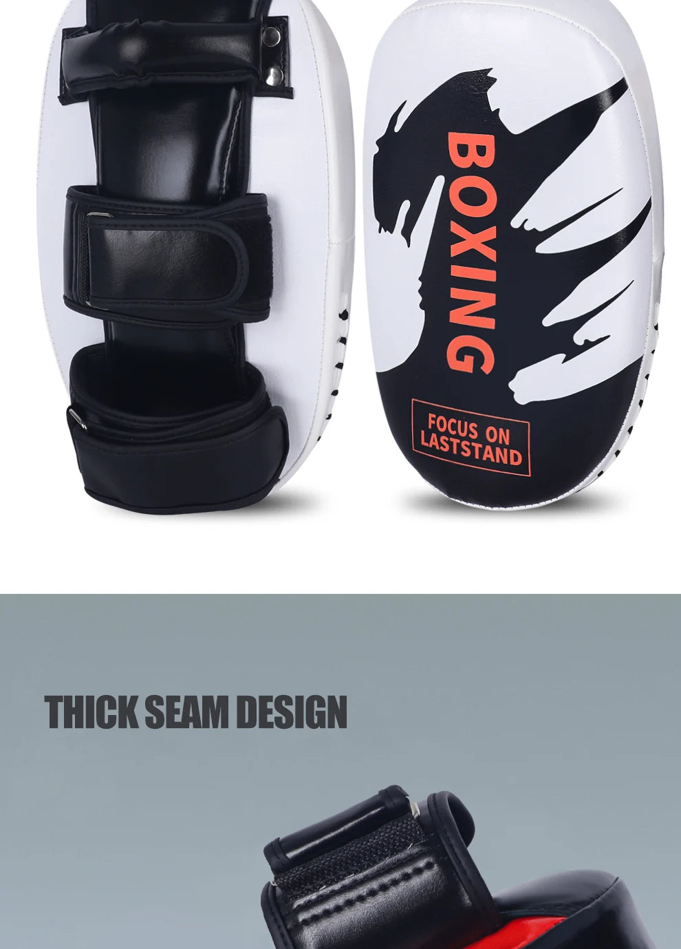 PU Leather Boxing Kicking Pad – Hand & Foot Target for Muay Thai, Taekwondo & MMA Training