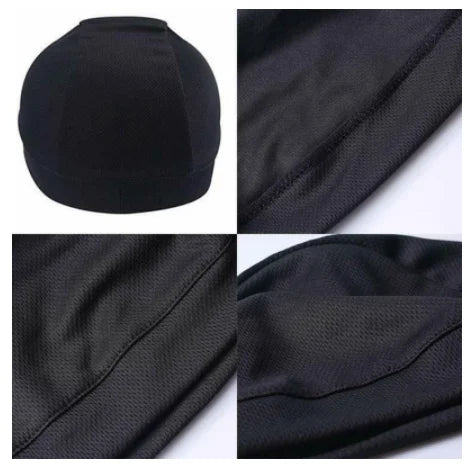 Quick-Dry Breathable Motorcycle Helmet Inner Cap - Racing Beanie Hat for Motocross (1-2 Pack)