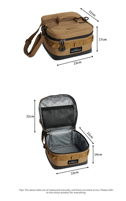 Premium 900D Waterproof Thermal Picnic Cooler Bag - Large Camping Travel Organizer for BBQ & Outdoor Family Activities