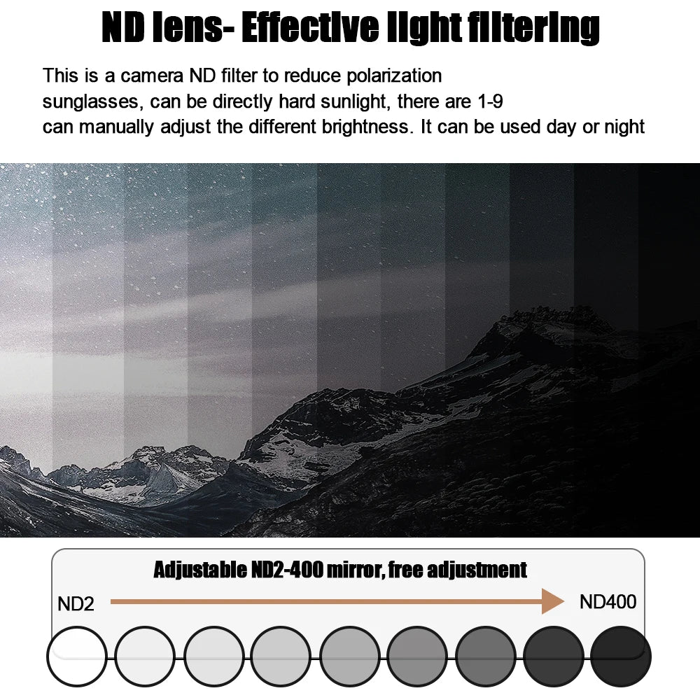 CRIXALIS Handmade Polarized Sunglasses - ND 1-9 Manual Adjustable Dimming, Retro Steampunk Style UV400 Fishing Eyewear