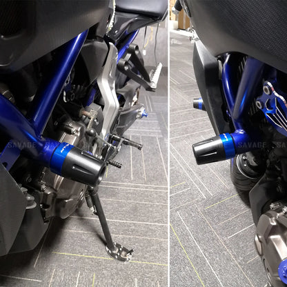 YAMAHA MT-07/FZ-07 Frame Sliders - Crash Protection Pads for MT07 2014-2025, Tracer 700/GT - Motorcycle Falling Protection Accessories