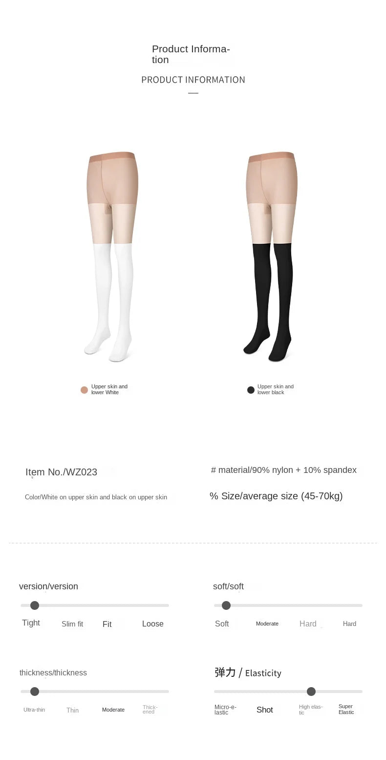Women's Golf Sunscreen Leggings - Lightweight Breathable Sports Socks with Anti-Hook Silk Splicing WZ023