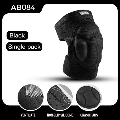 Thickened Anti-Collision Knee Pads - Elastic Pressure Strap Knee Brace for Volleyball, Extreme Sports & Protection