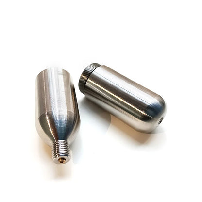 33g Refillable CO2 Cartridge - Multi-Purpose Gas Cylinder for Athletic Equipment & Emergency Gear