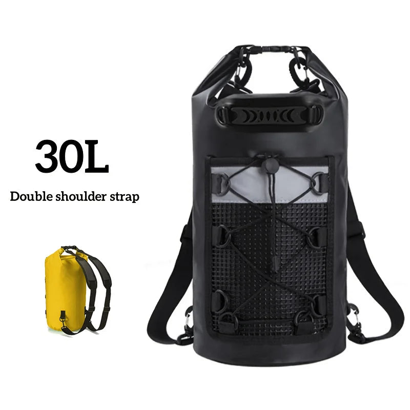 Waterproof Dry Bag Backpack 10L 20L - PVC Shoulder Pack for Kayaking, Surfing, Rafting, Trekking & Boating