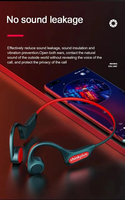 Bone Conduction Wireless Earbuds - TWS Bluetooth Sports Headset for Running & Cycling