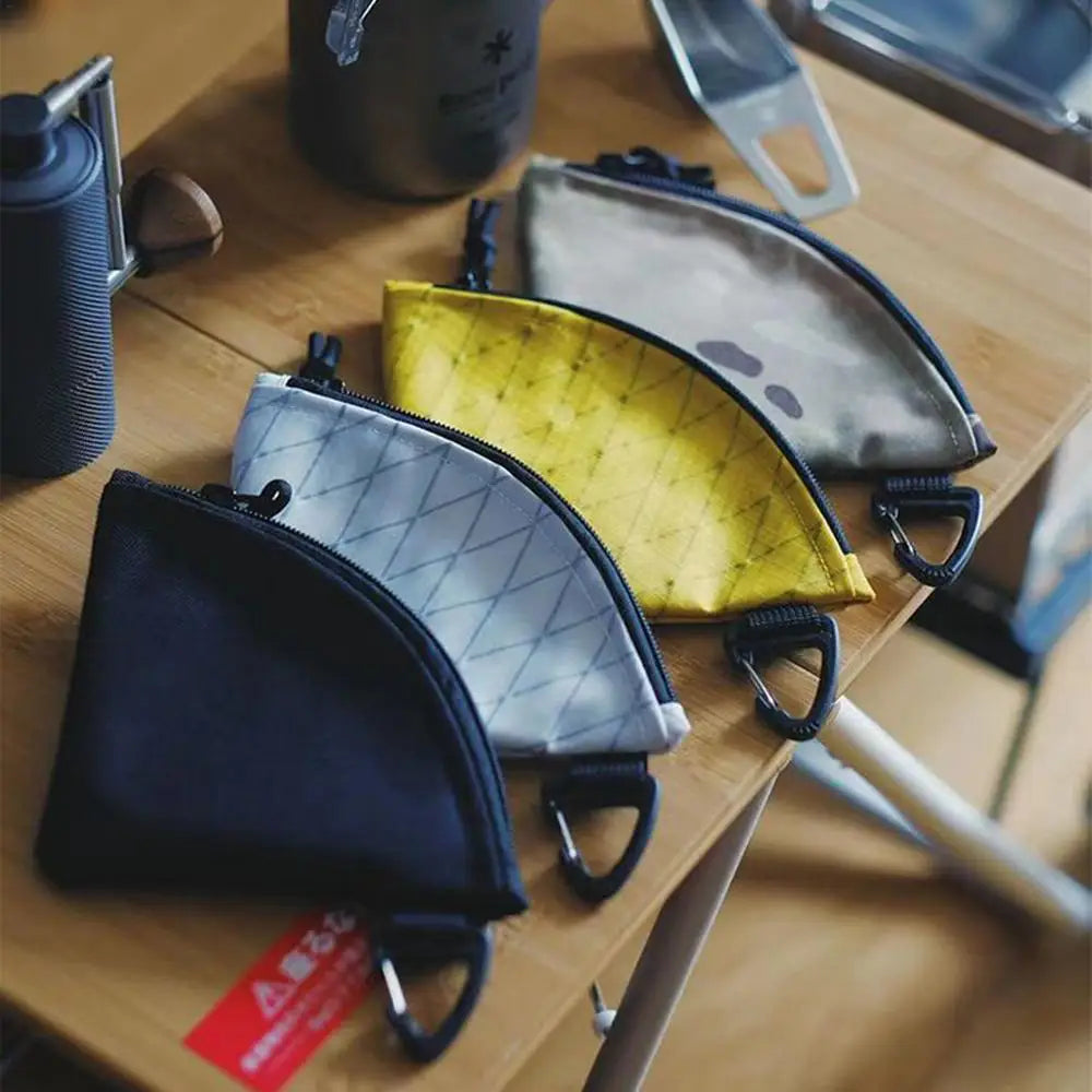 Waterproof Coffee Filter Storage Pouch - Dustproof Reusable Bag for Home, Camping & Hiking