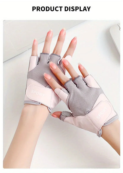 Lightweight Workout Gloves with Excellent Grip - Unisex - Weightlifting, Cycling, Exercise, Training, Fitness & Rowing