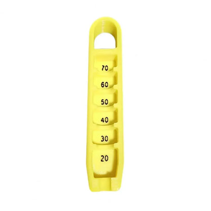 Adjustable Golf Tee Height Regulator - Portable Tee Stand with 20-70mm Precision Positioning - Essential Golf Training Tool