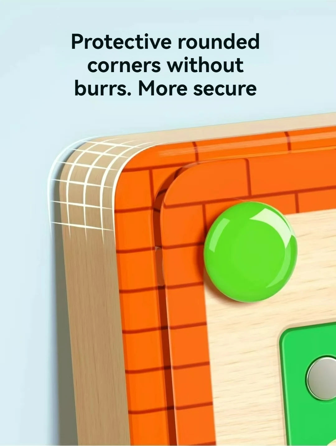 Magnetic Maze Walking Ball - Early Education Puzzle for 3+ Year Olds | Concentration, Logic & Writing Skills Training