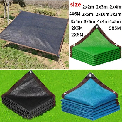4x5m HDPE UV Protection Shade Net - Outdoor Garden Terrace Awning & Camping Mesh Cover Sunscreen Fabric