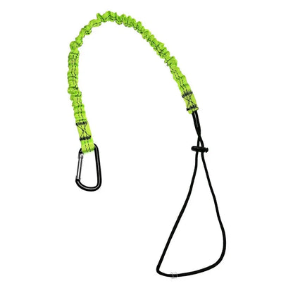 Anti-Fall Safety Lanyard with Carabiner Hook - Bungee Tether Tool Rope for Climbing, Aerial Work & Working at Heights Accessories