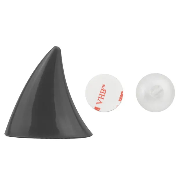 Motorcycle Helmet Horn Decoration - 2 Pack Rubber Corner Horns for Full Face Motocross & Off-Road Helmets