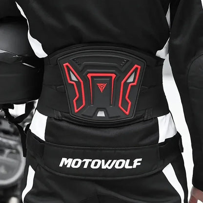 Professional Motorcycle Waist Protector - Adjustable Breathable Motocross Cycling Guard Belt