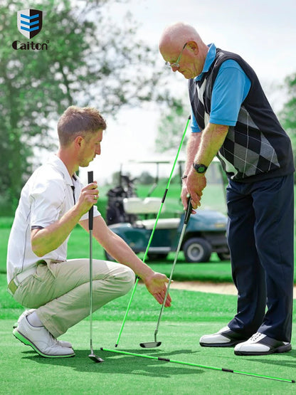 Golf Alignment Sticks 2-Pack - 48" Foldable Practice Rods for Portable Training