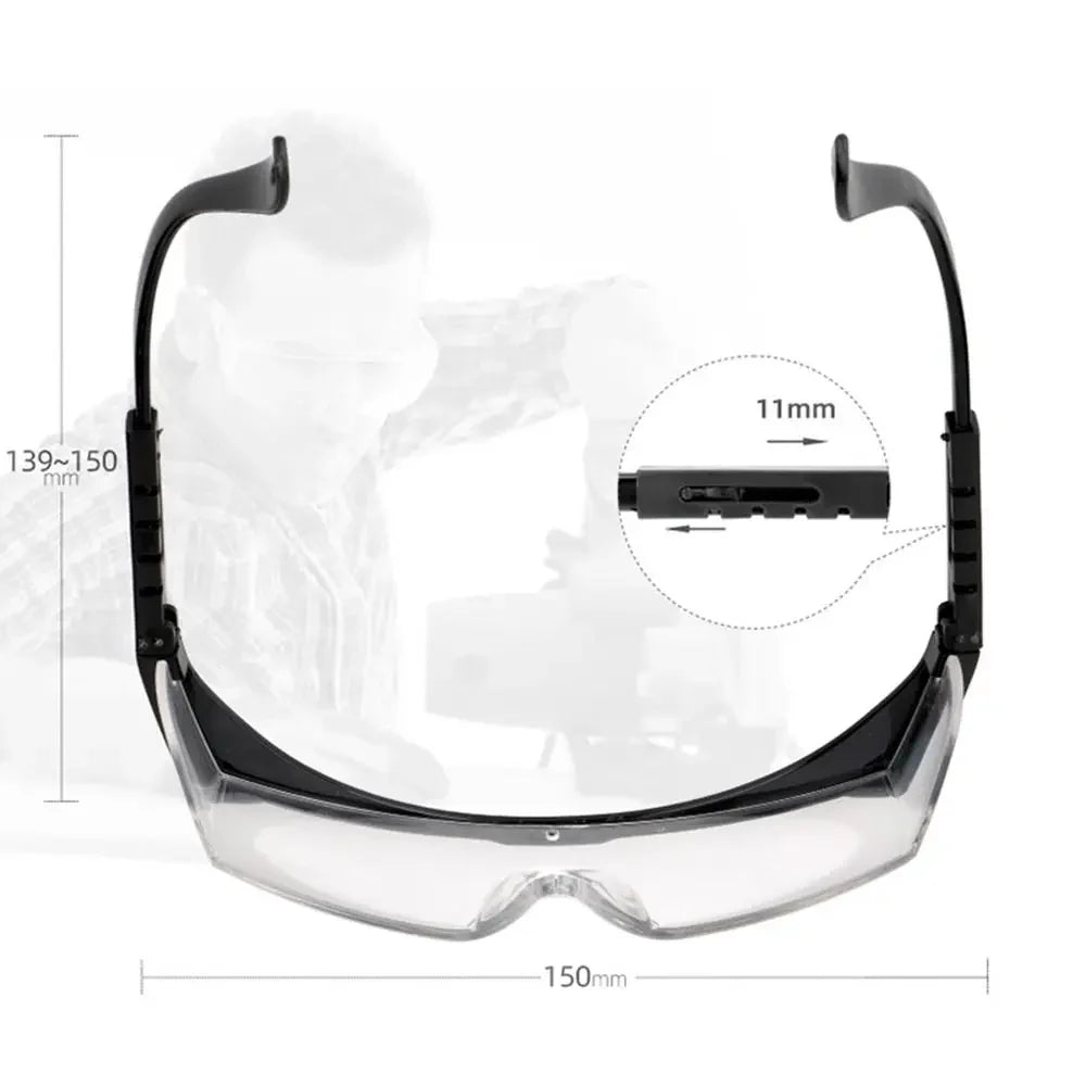 Safety Goggles Anti-Splash Eye Protection Windproof Dustproof Waterproof Protective Glasses for Work Cycling Sports