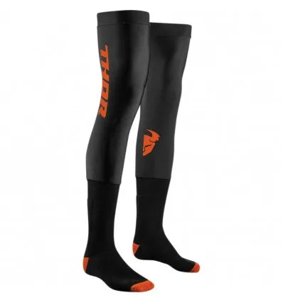 Podium 24 Motorcycle Compression Knee Brace Socks - Motocross Enduro MTB ATV MX Knee Protection Sport Socks