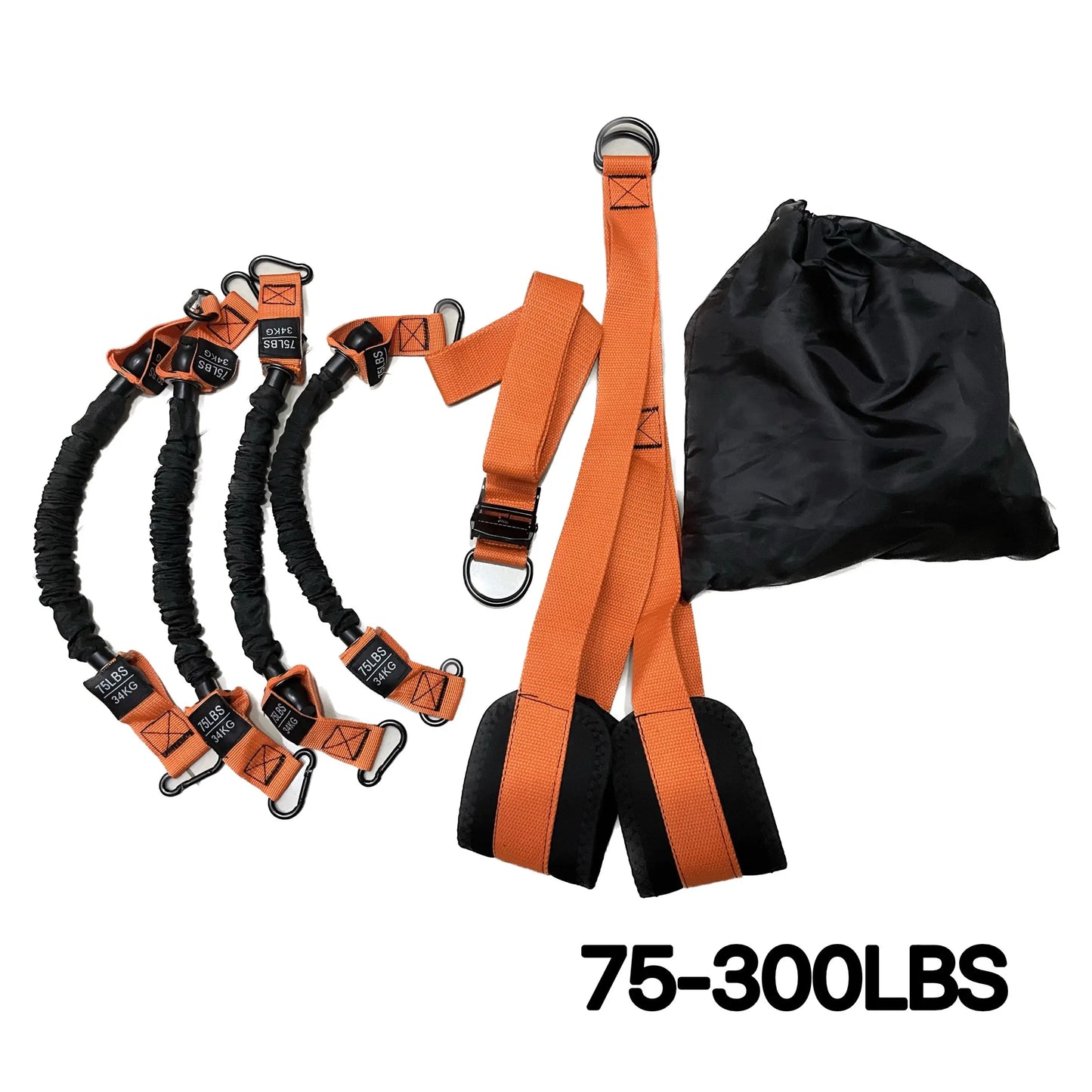 Assisted Pull-Up Resistance Bands - 75-300 lbs Multifunctional Strength Training Belt for High-Intensity Workouts