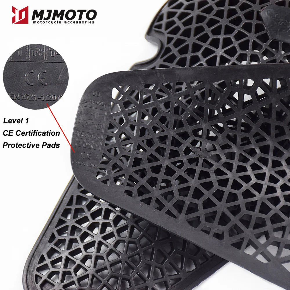 CE-Certified Motorcycle Back Protector - Spine Armor Insert for Riding Jackets
