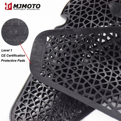 CE-Certified Motorcycle Back Protector - Spine Armor Insert for Riding Jackets