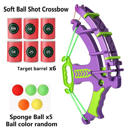 Kids Educational Target Practice Set - Safe Foam Bullet Shooting Toy for Children