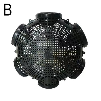 Multi-Hole Fishing Trap Cage - 3/6/8 Holes Plastic Shrimp Crayfish Lobster Catcher Net for Outdoor Fishing - Easy Installation