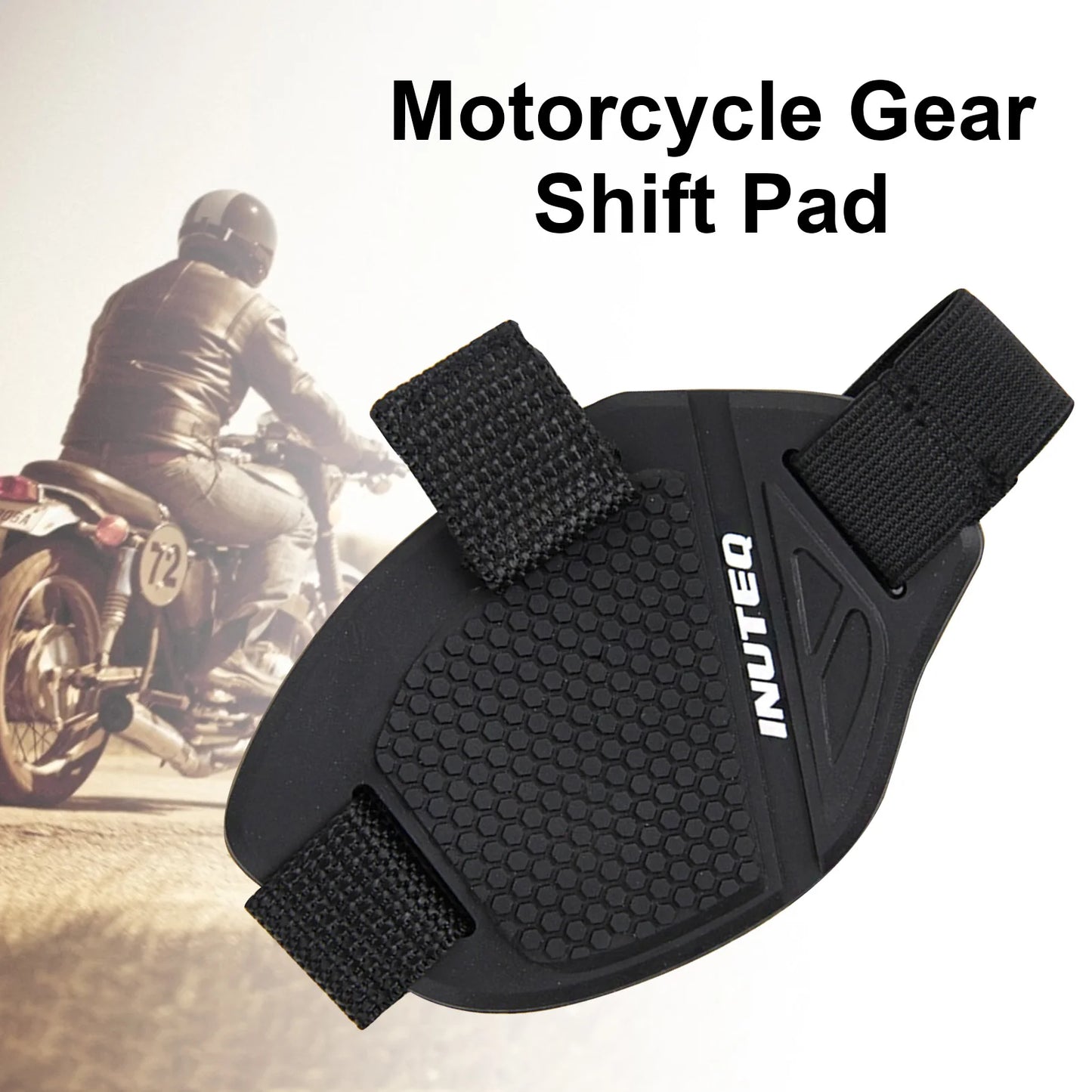 Motorcycle Shifter Boot Cover - Anti-Slip Protective Shoe Pad Shield
