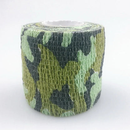 Self-Adhesive Elastic Bandage Tape - Breathable Medical Sport Wrap for Finger, Wrist & Ankle - Camouflage Fixer Tape for Pets & Animals