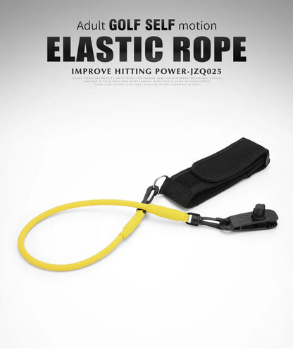 PGM Golf Swing Training Aid - Elastic Resistance Rope for Strength & Swing Practice - Beginner Golf Equipment (1pc)