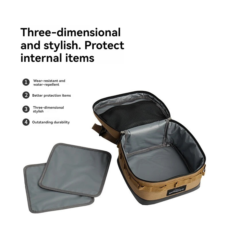 Premium 900D Waterproof Thermal Picnic Cooler Bag - Large Camping Travel Organizer for BBQ & Outdoor Family Activities