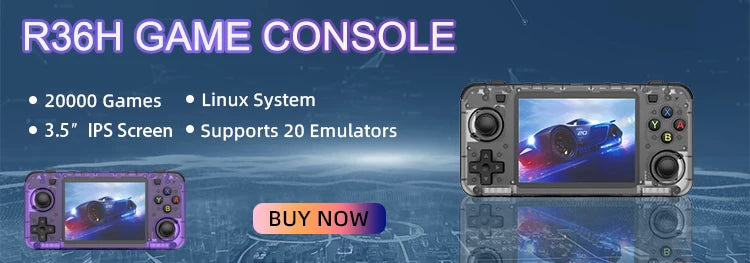 Portable Retro Handheld Game Console - 500 Classic Games - LCD Screen - Rechargeable - Gift for Kids & Adults