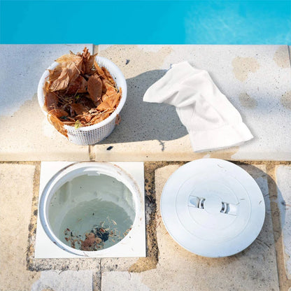 Reusable Nylon Mesh Pool Skimmer Socks - Filter Replacement Savers for Debris & Leaves Collection - Compatible with In-Ground & Above Ground Pools