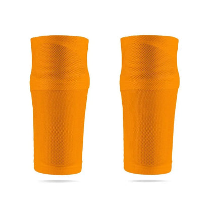 Professional Soccer Shin Guards - Nylon Leg Sleeves with Pocket Protection for Football Training