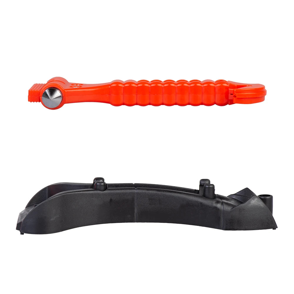 2-in-1 Emergency Car Safety Hammer & Seatbelt Cutter - Window Breaker & Life-Saving Rescue Tool