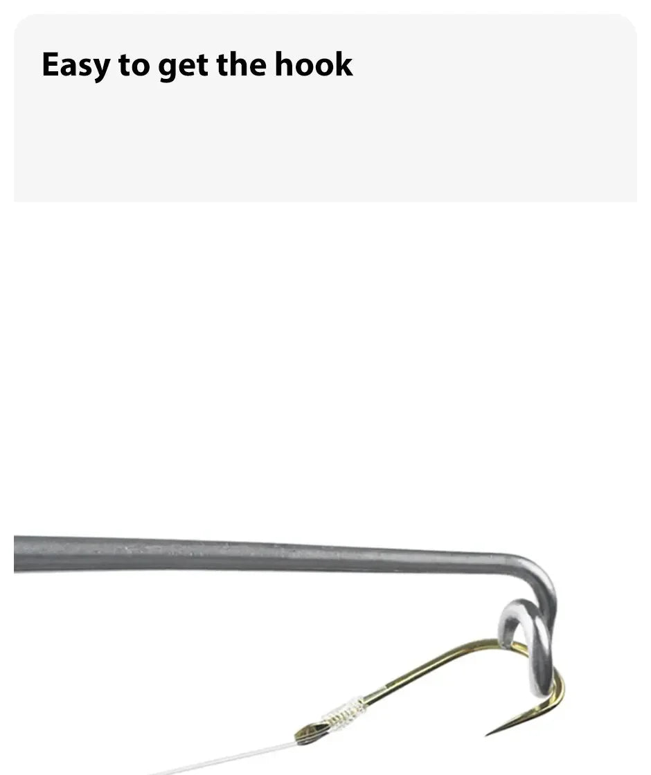 Professional Stainless Steel Fishing Hook Remover - Rapid Release Dehooker Tool