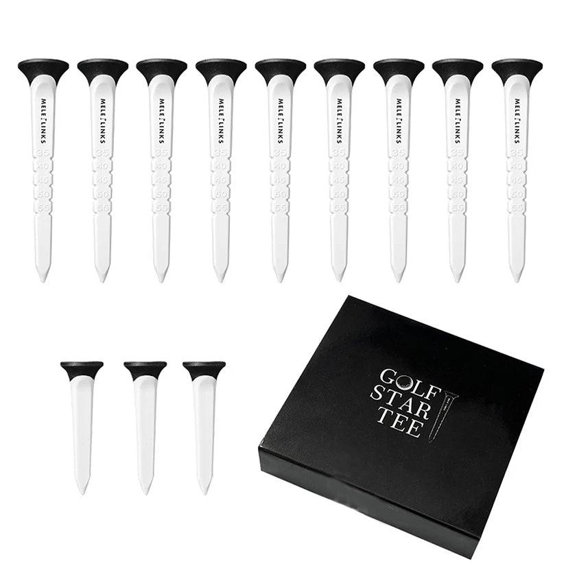 Premium Golf Scale Tees - 12 Piece Set