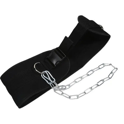 Weight Lifting Belt with Chain - Dipping Belt for Pull-Ups and Strength Training