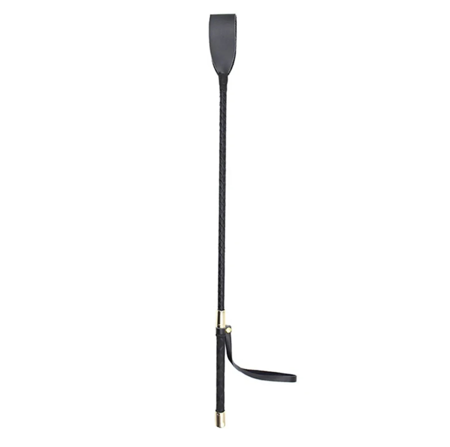 Equestrian Training Whip - 45/54cm PU Leather Riding Crop with Anti-Slip Grip for Beginners, Outdoor Racing & Performance