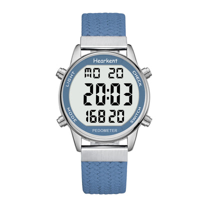 Pedometer Sport Watch - Digital Step Counter with Calorie & Mile Tracker, Waterproof Fitness Watch for Walking & Running