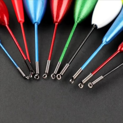 Professional Fishing Float Set - 10 Piece Mixed Size & Color Foam Bobber Collection for Angling Gear & Tackle Accessories