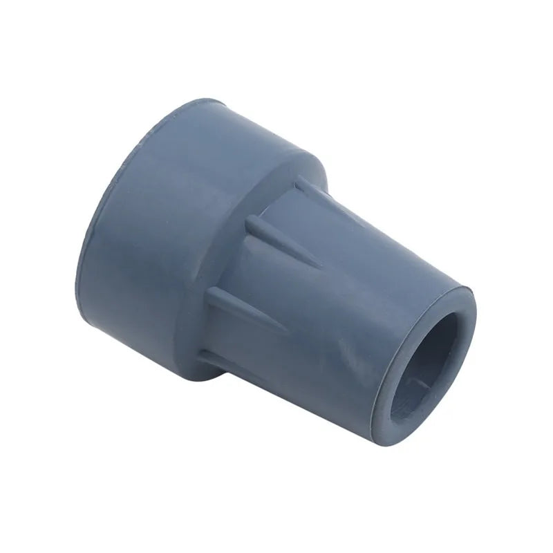 Heavy Duty Rubber Walking Stick Ferrule - Metal End Cap Cover for Canes, Crutches & Hiking Sticks (1-3 Pack)