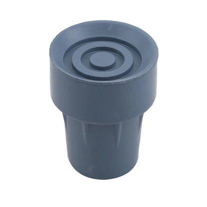 Heavy Duty Rubber Walking Stick Ferrule - Metal End Cap Cover for Canes, Crutches & Hiking Sticks (1-3 Pack)
